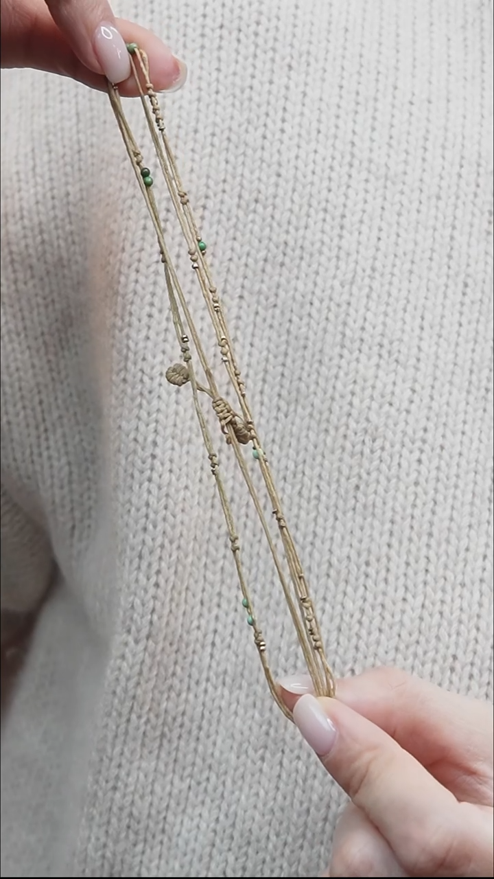 裸石蜜蜡未镶嵌绳子设计款
