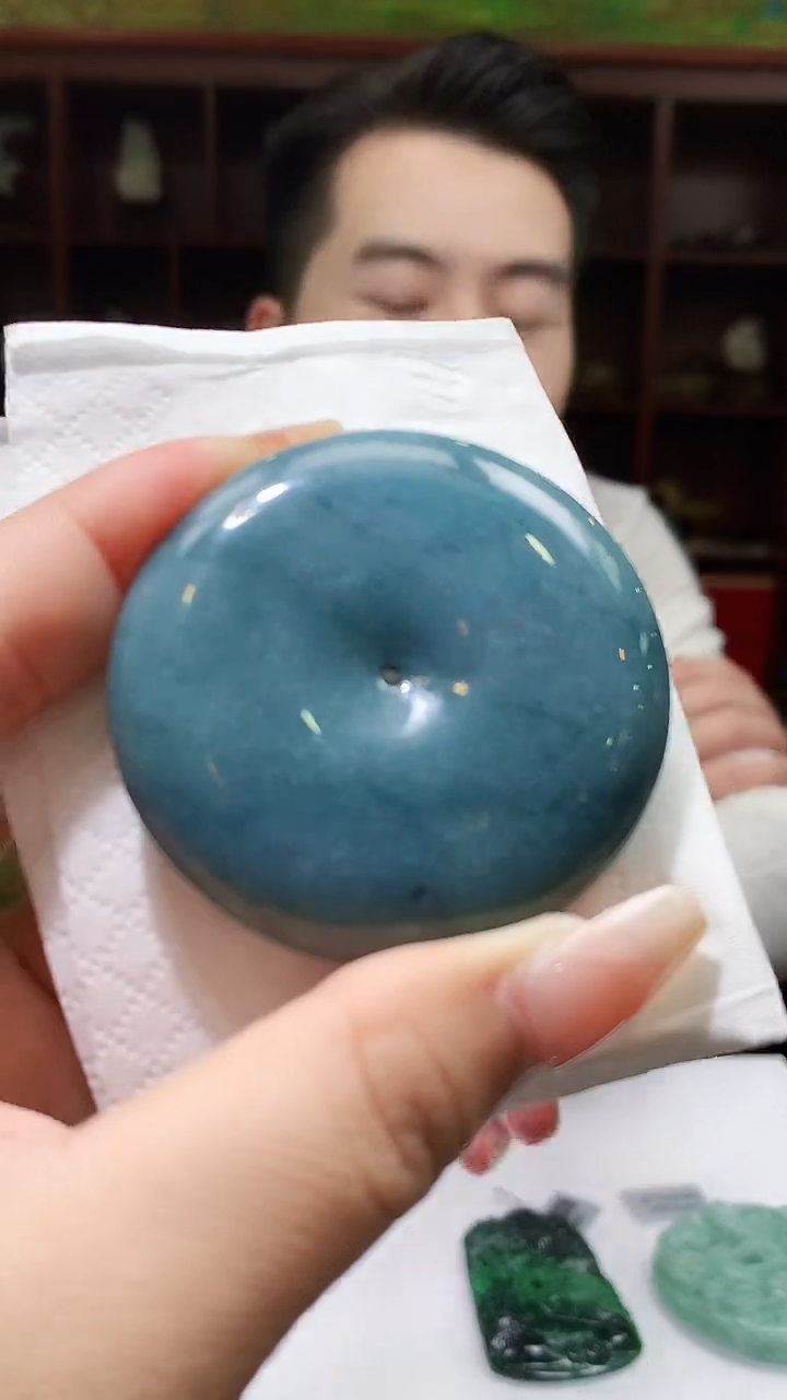 【闪购商品】定制翡翠未镶嵌1049xx-毛货挂件12