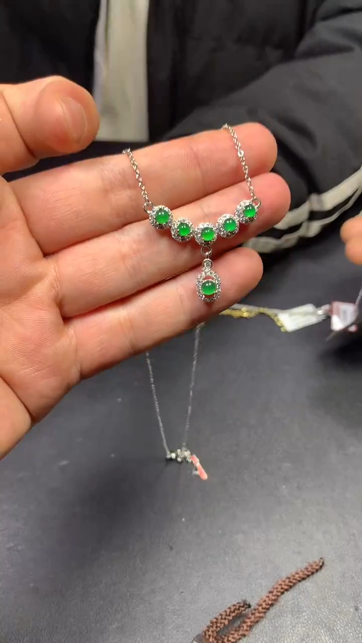 【闪购商品】翡翠项链未镶嵌0984701146/多样性发一