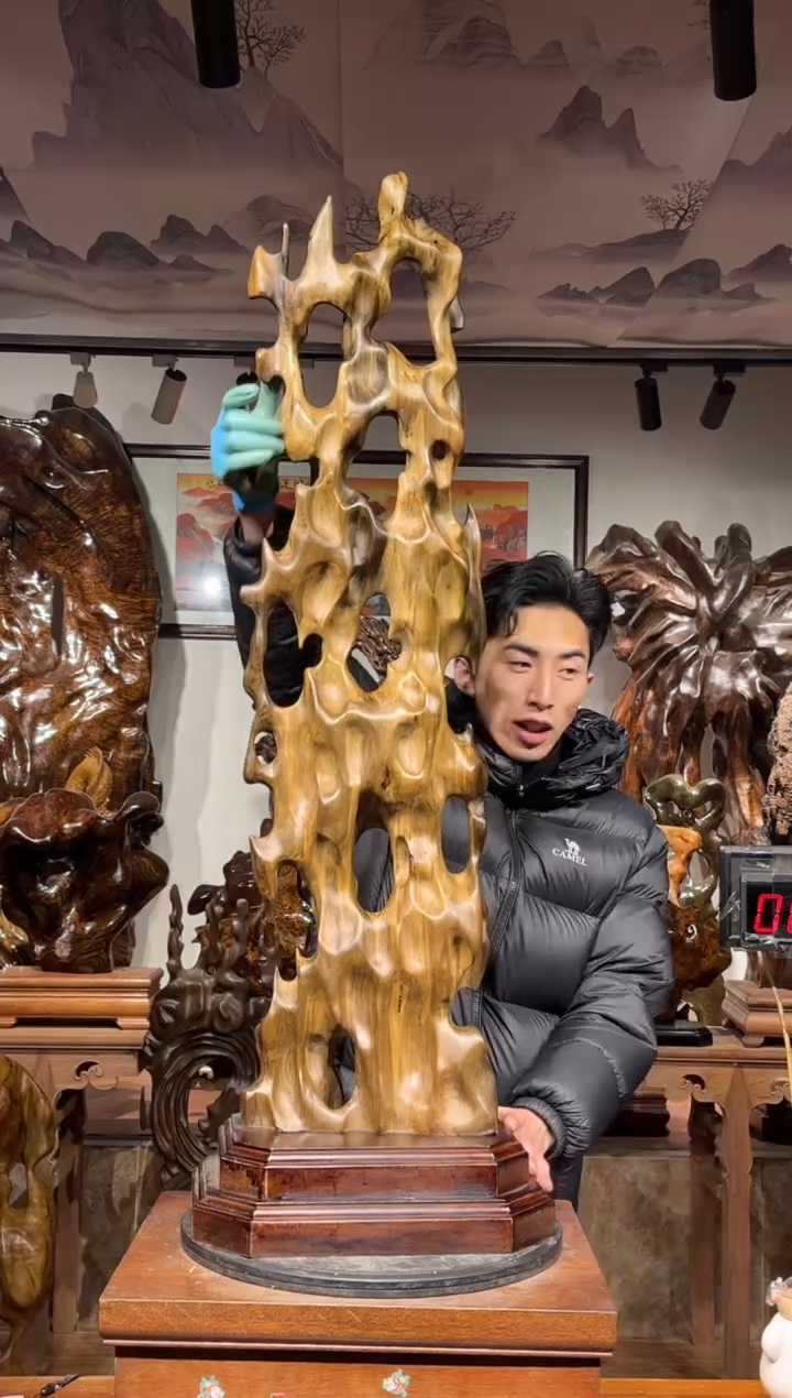 【闪购商品】金丝楠木艺金丝楠木自然摆件