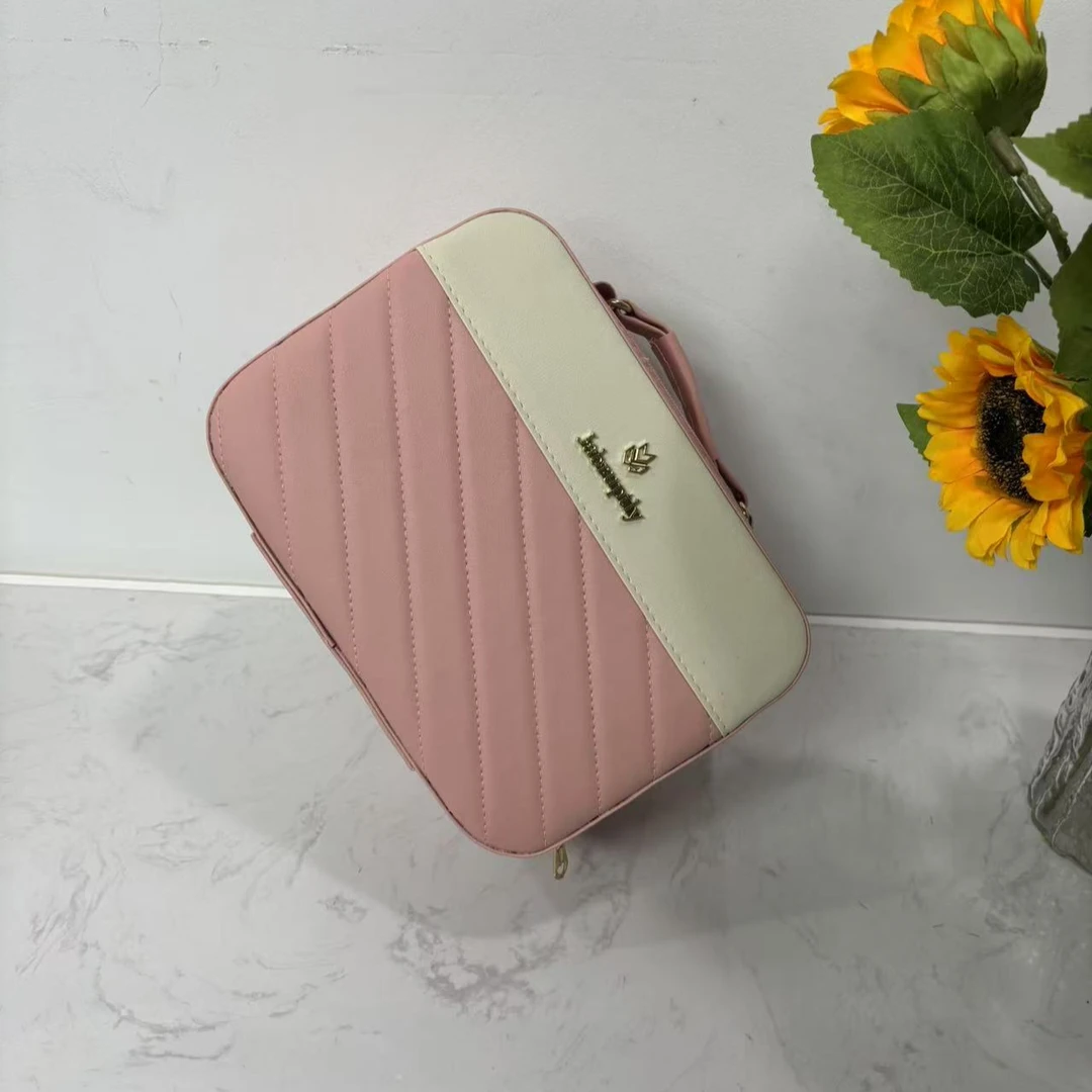 F824化妆包高颜值便携收纳包旅行手提伴手礼化妆箱   电器FL