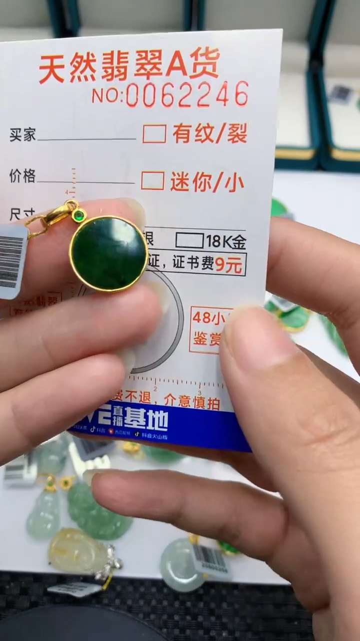 【闪购商品】翡翠颈饰银S925镶嵌            8