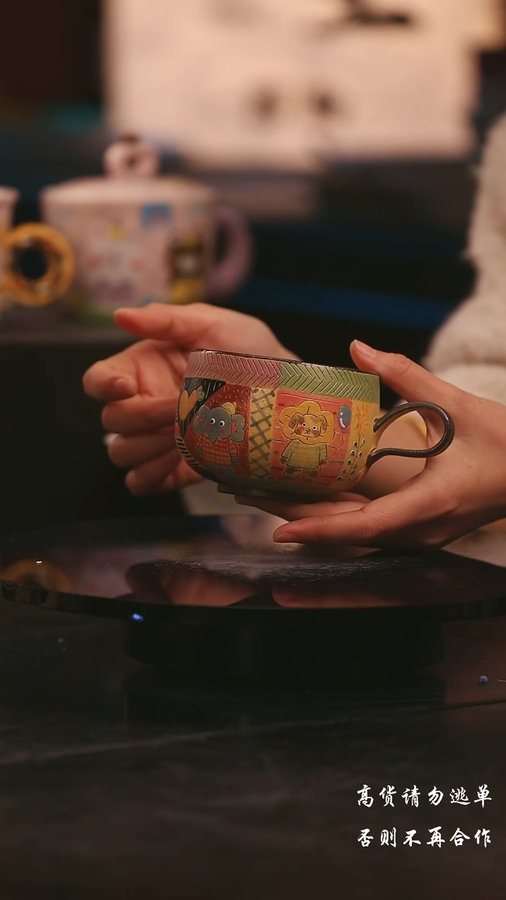 陶瓷景德镇可爱设计师款陶瓷 