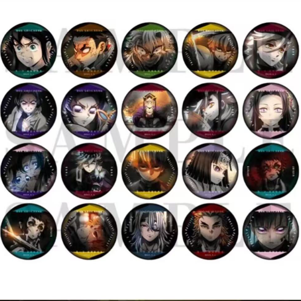 【小晓】鬼灭之刃无限城眼神B款吧唧盲盒（默认代拆）