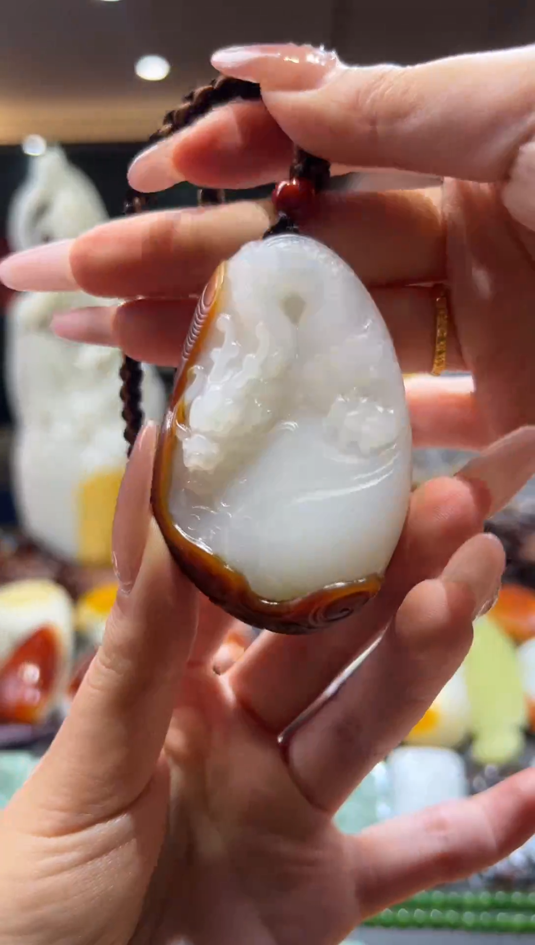 未镶嵌和田玉把件顺****6和田玉