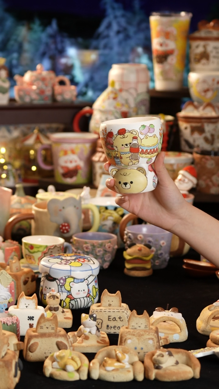 其他陶景德镇釉下彩手绘设计师款陶瓷