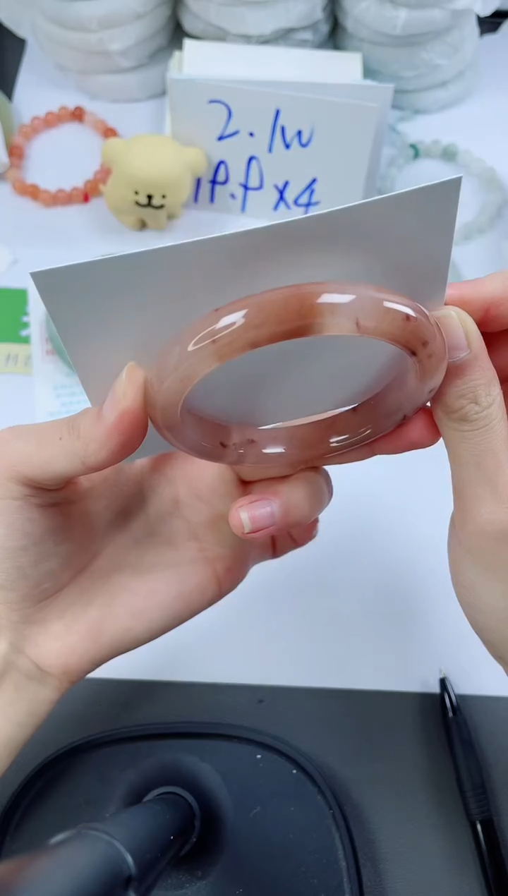 【闪购商品】石英质玉手镯未镶嵌108-58.6