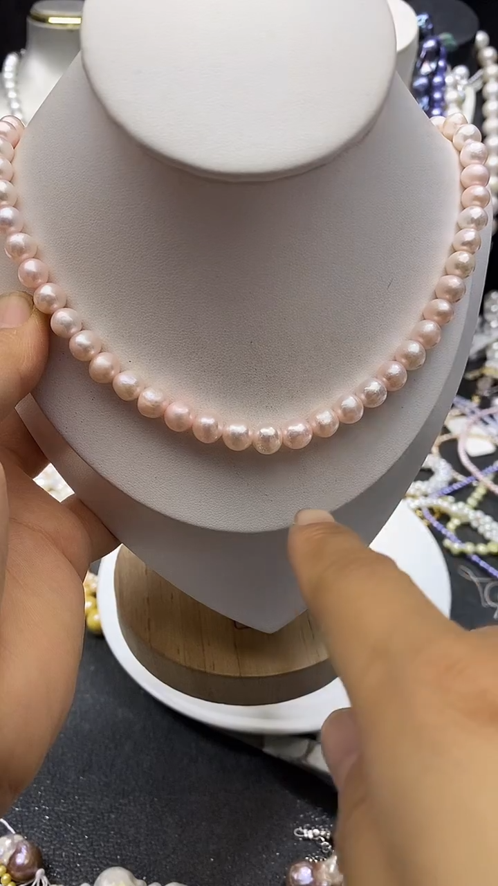 颈饰未镶嵌淡水珍珠多人