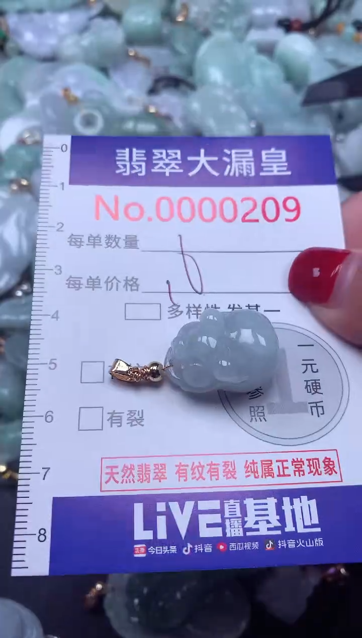 颈饰未镶嵌翡翠209