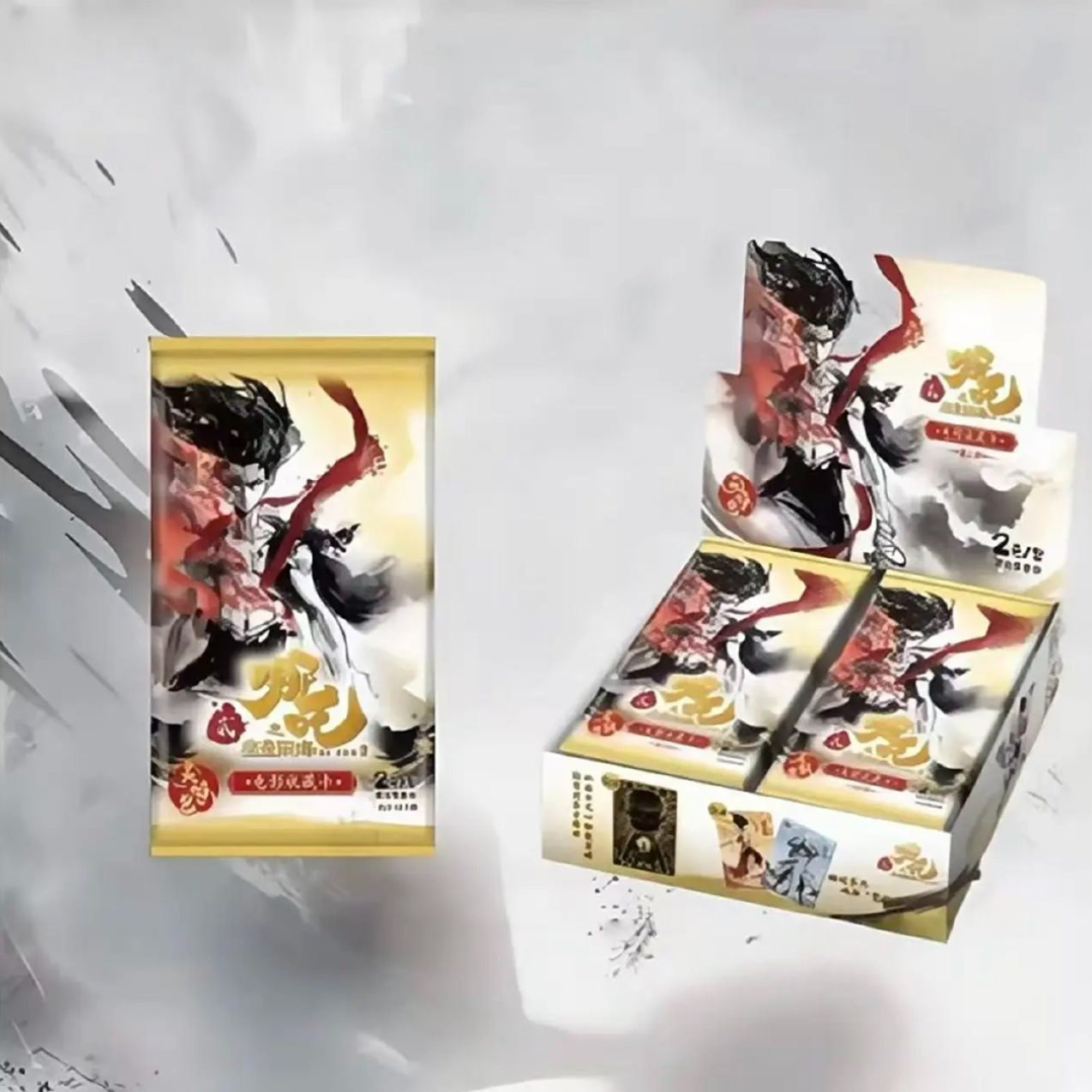 卡游【新人抓猪】哪吒之魔童闹海电影收藏卡第二弹灵焰包盲盒代拆