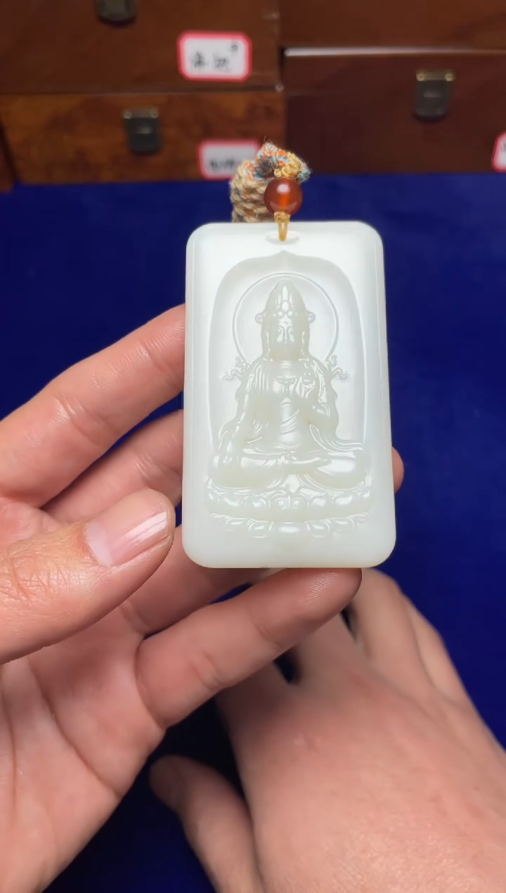 未镶嵌和田玉挂件佩***圣和田玉