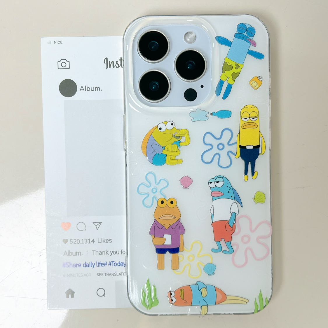 IMD手机壳比奇堡居民丑鱼适用苹果17iPhone16华为小米oppovivo