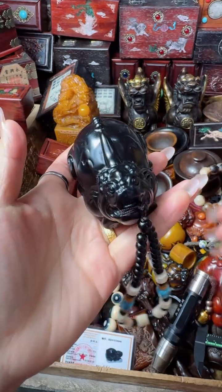 【闪购商品】和田玉（墨玉）把件未镶嵌主播推荐：一物一拍，讲解为准！