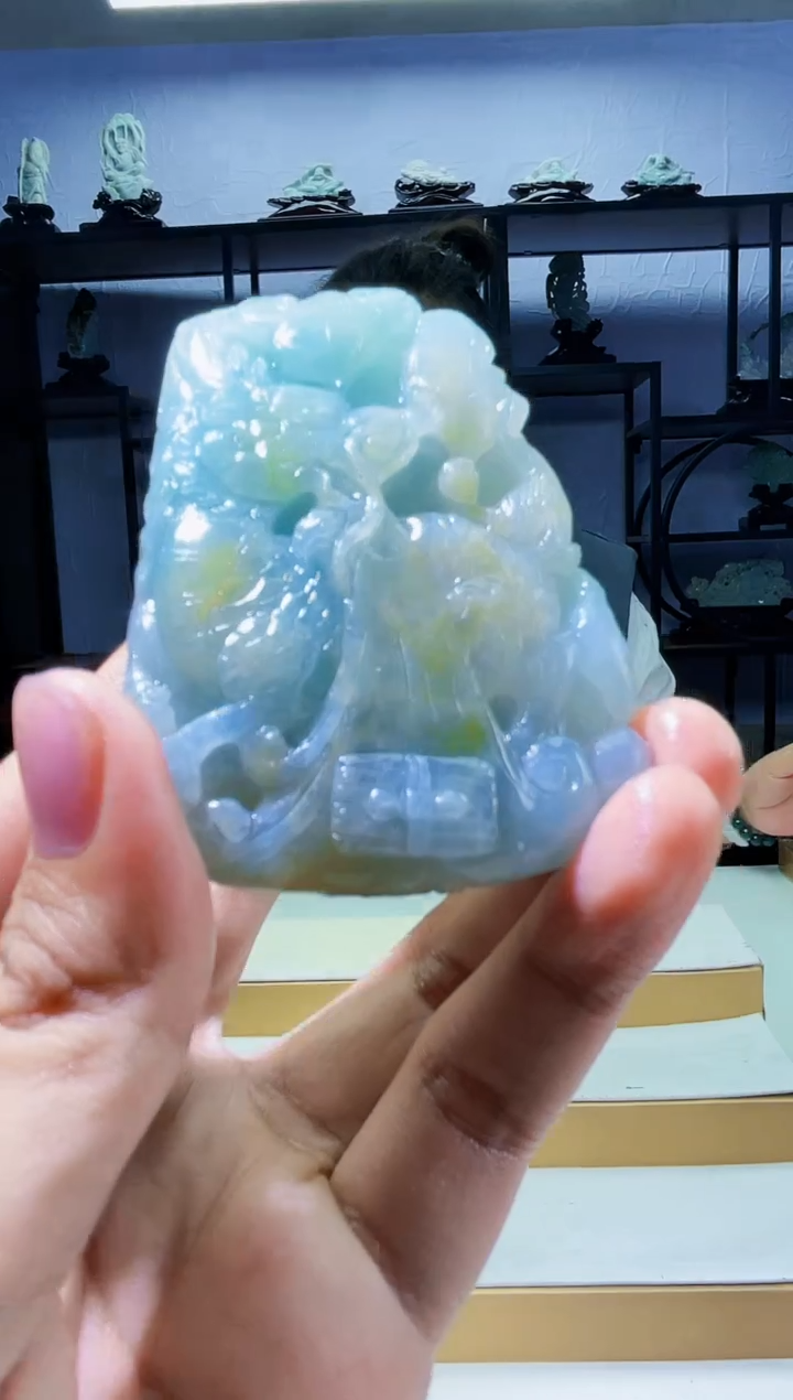 【闪购商品】定制翡翠未镶嵌毛货02150091