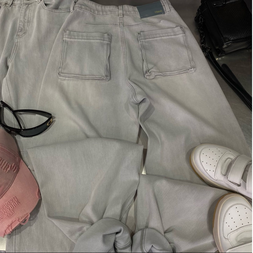 【琳琳原创】690098#夏季新款百搭显瘦弯刀牛仔裤女