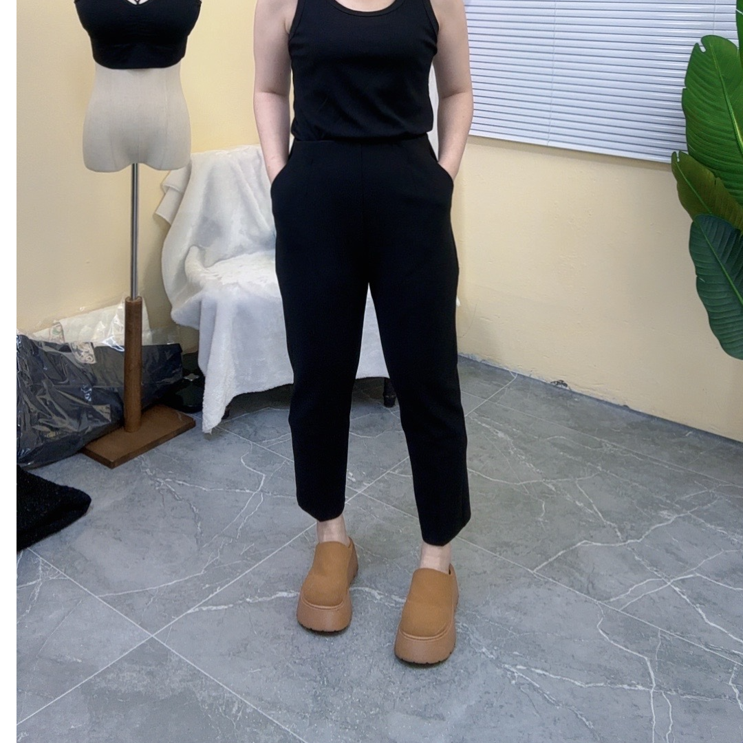 大码9分春季休闲裤显瘦气质洋气时尚百搭宽松舒适韩版0170