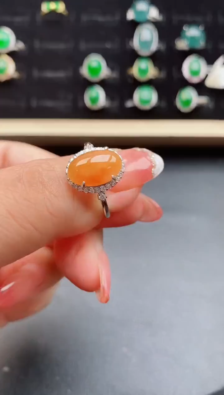 【闪购商品】翡翠戒指银S925镶嵌1212