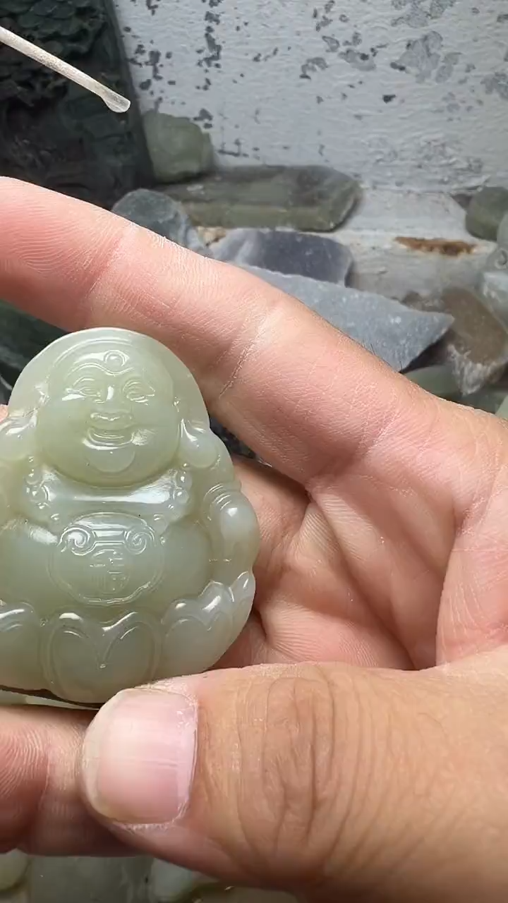 颈饰未镶嵌和田玉和田玉大佛
