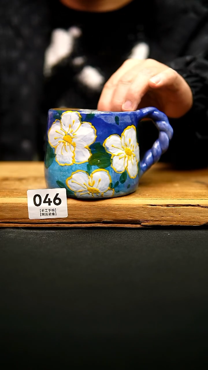 @@陶园瓷舍@@纯手工手绘@高温釉下彩
