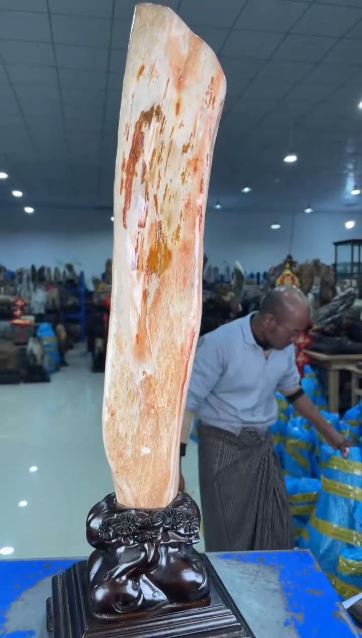 【闪购商品】硅化玉摆件未镶嵌26