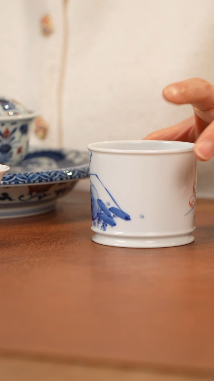 【闪购商品】杯融博容天杯青花