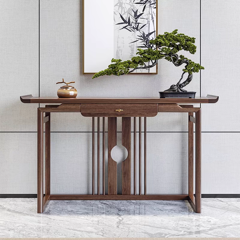 木辰物 榆木  玄案 玄关桌 玄关条案