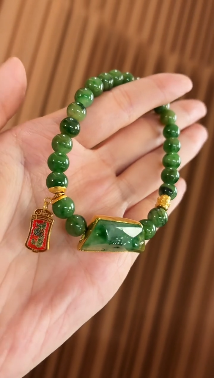 未镶嵌手链翡翠手串