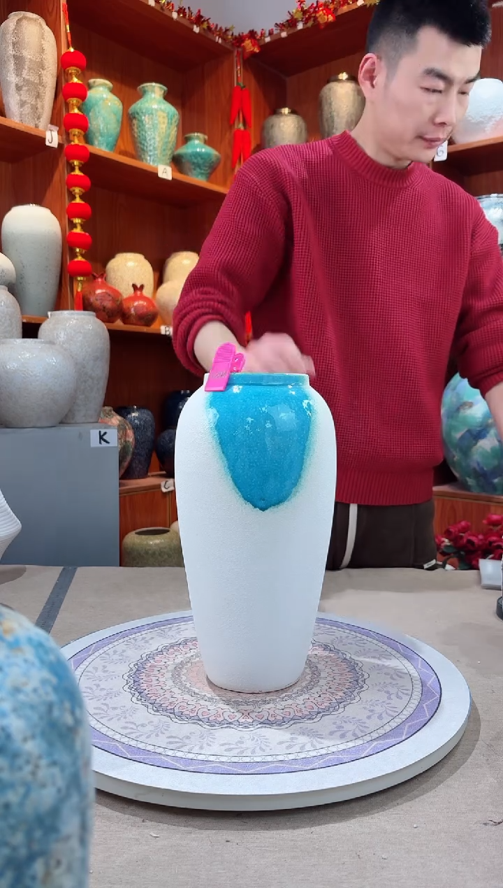 【闪购商品】瓶陶瓷花瓶 无花 微瑕 a294  
