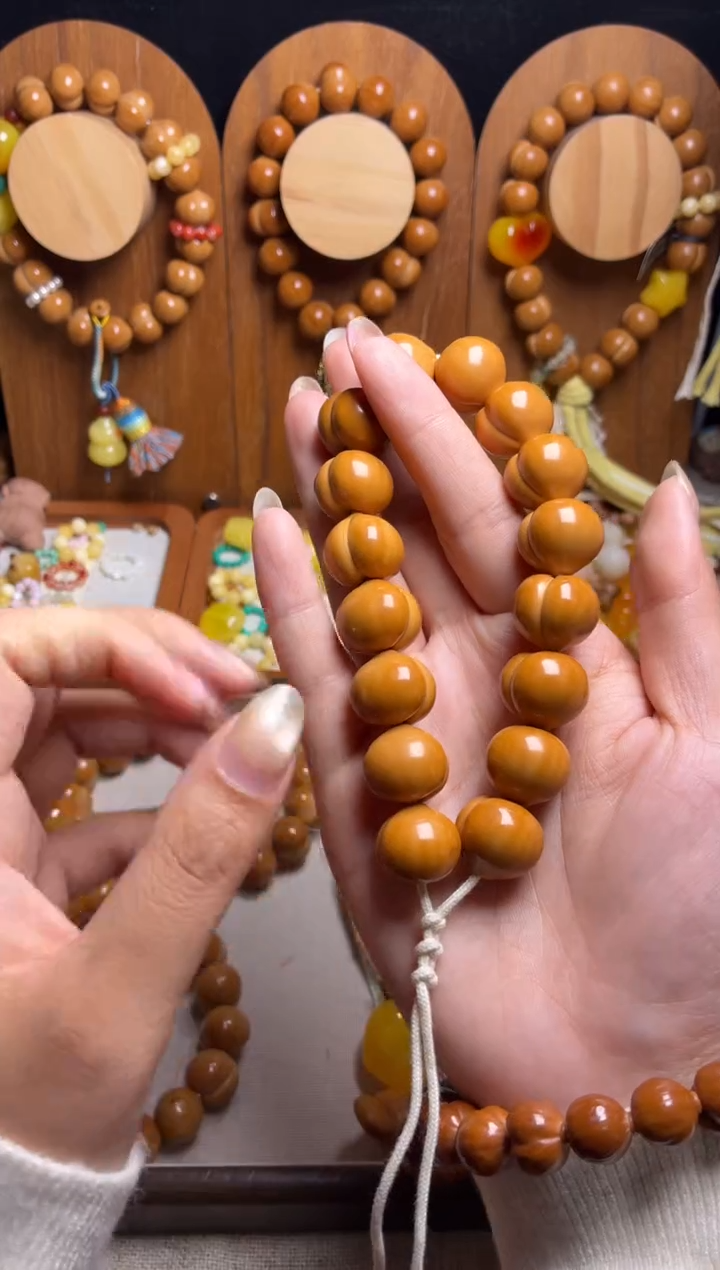 手串猴头核桃全品原皮泡芙素手持