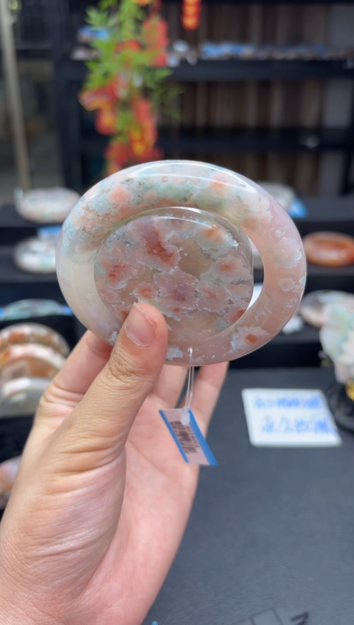 【闪购商品】石英质玉手镯未镶嵌78（55圈赠送镯心）