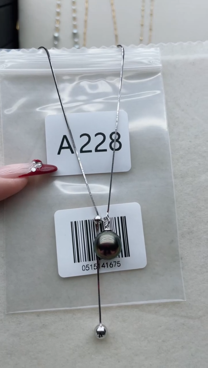 【闪购商品】海水珍珠套链银S925镶嵌A228