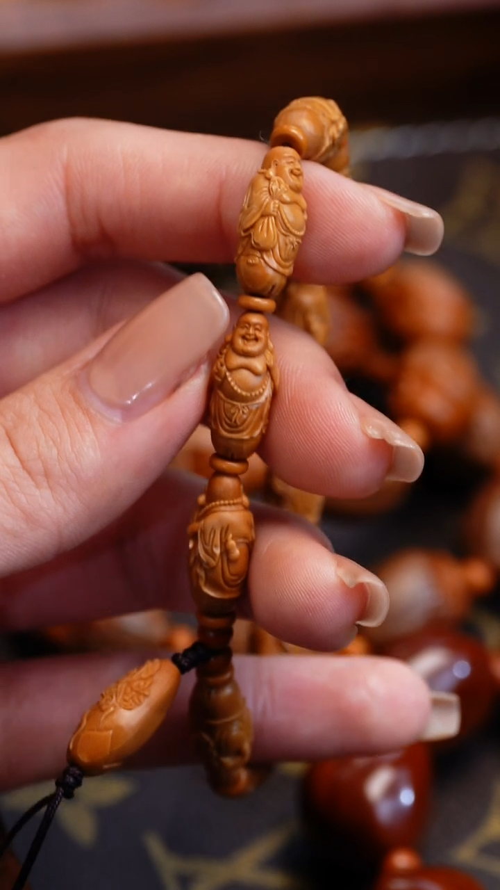 【闪购商品】橄榄核吊坠苏工橄榄核