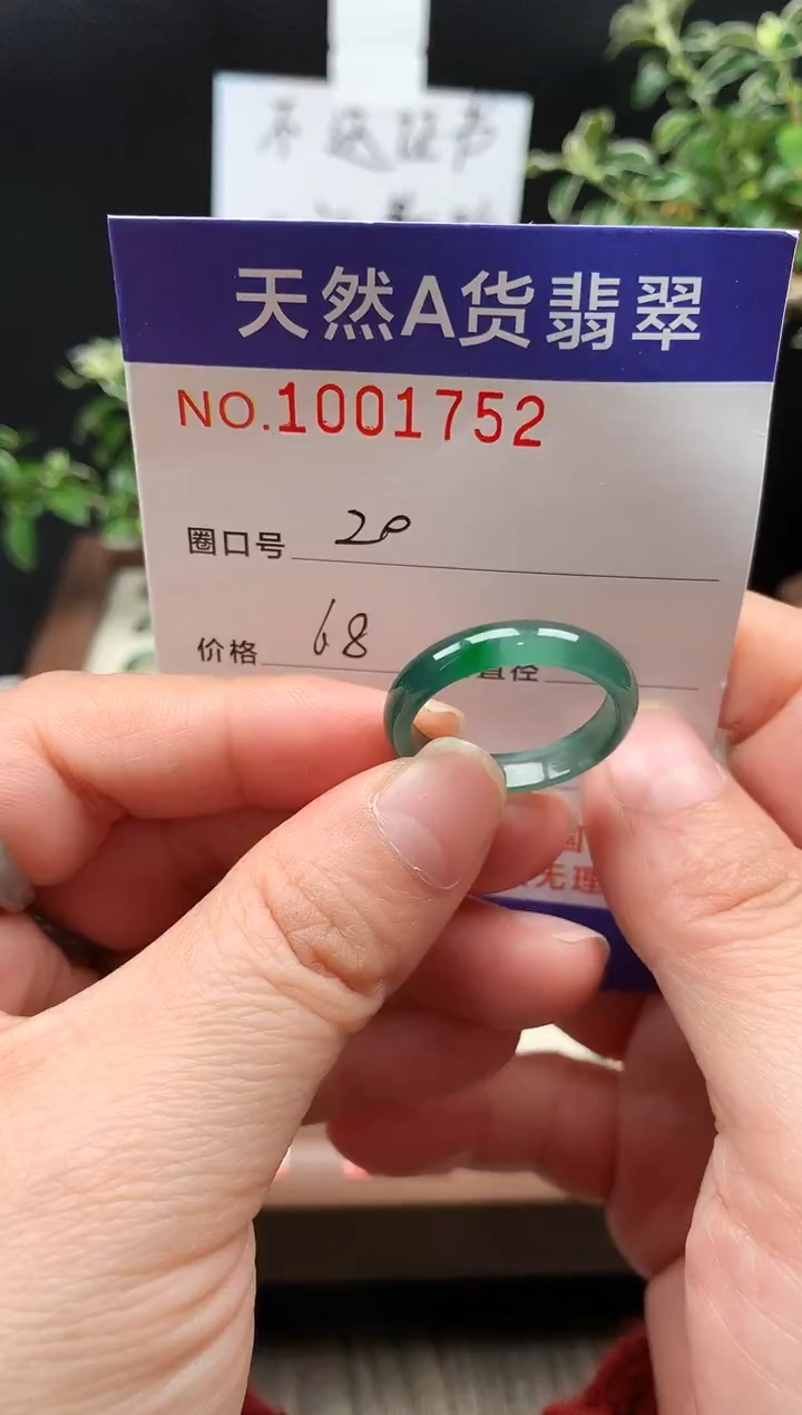 未镶嵌戒指翡翠20#