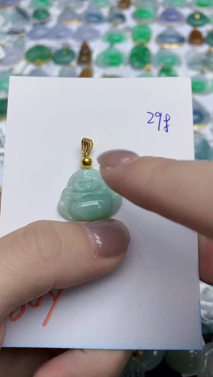 【闪购商品】翡翠颈饰未镶嵌天然翡翠A货