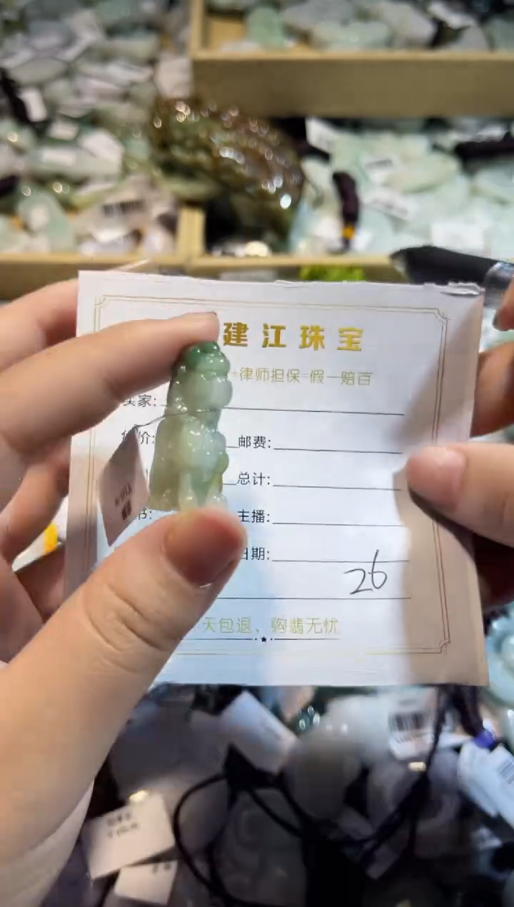 【闪购商品】翡翠颈饰未镶嵌00000026