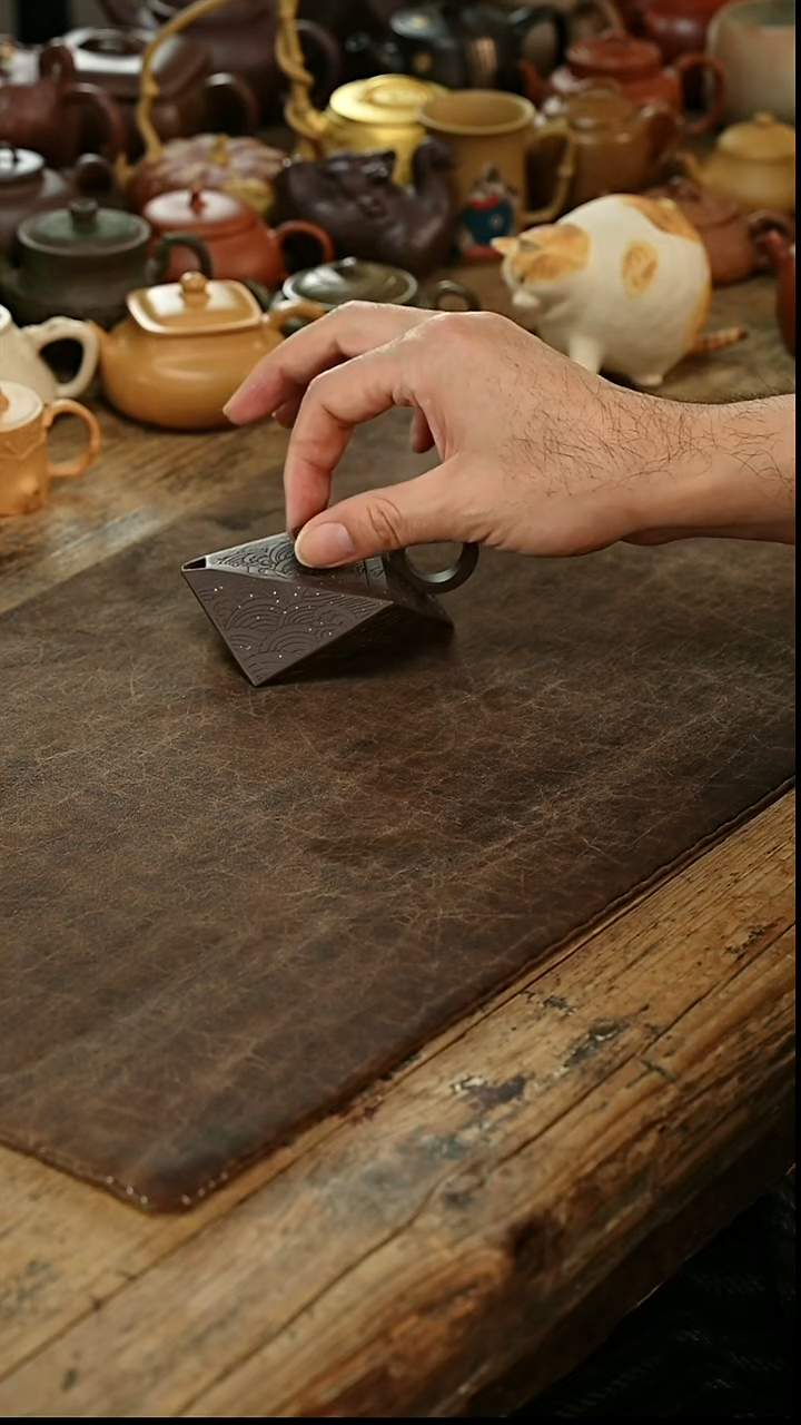 茶壶紫砂八方玲珑紫砂壶