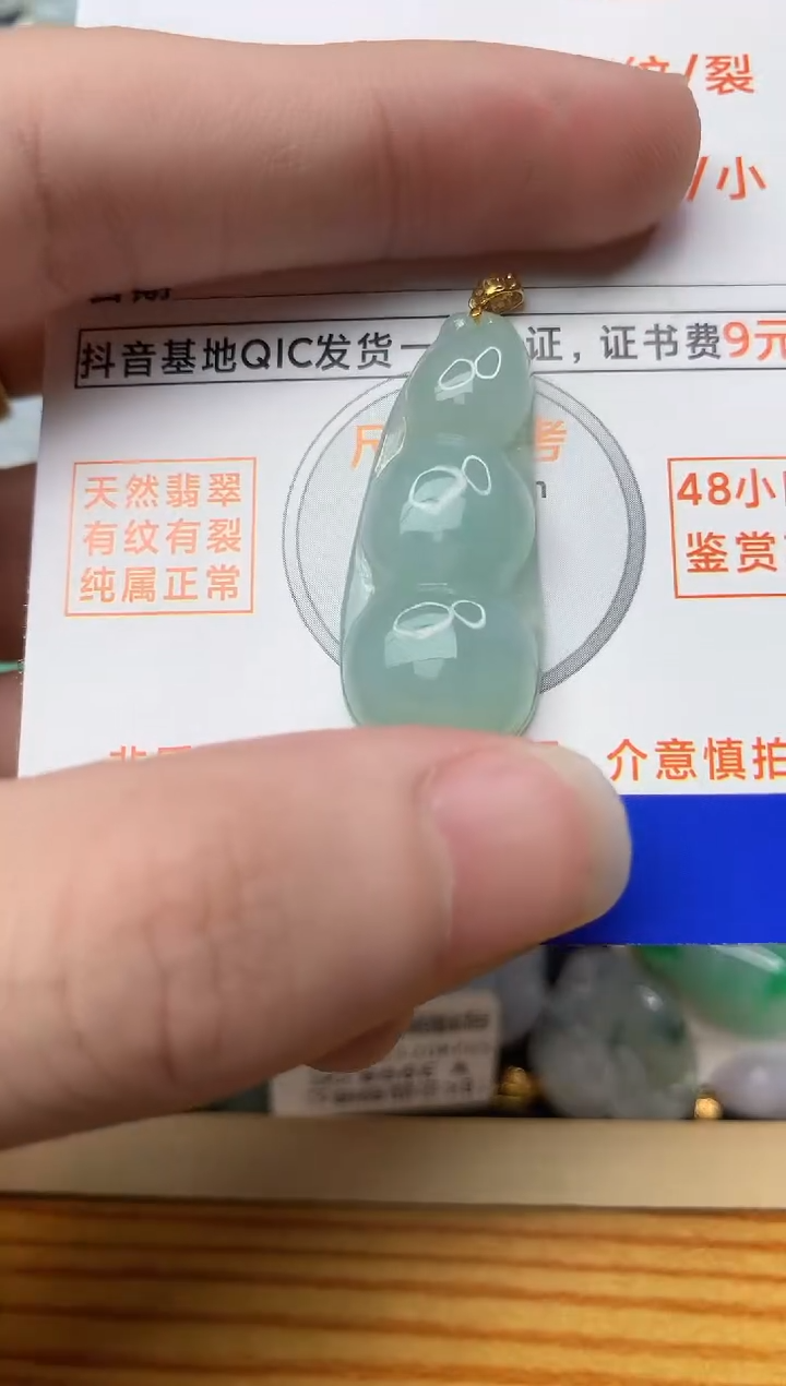 【闪购商品】翡翠颈饰18K金镶嵌6..........