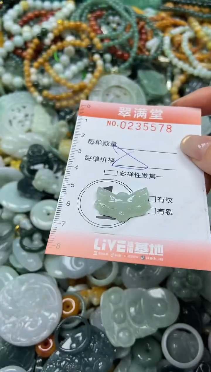 未镶嵌挂件翡翠闪购0235578