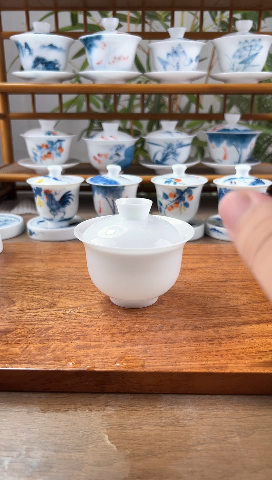 全品二才布袋盖碗130ml