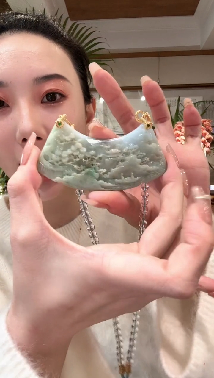 【闪购商品】翡翠颈饰未镶嵌国风