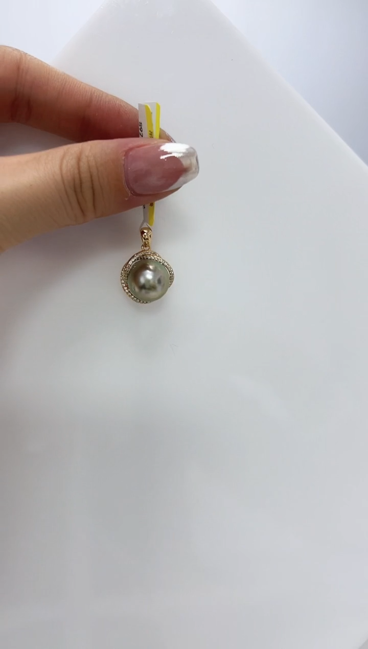 【闪购商品】海水珍珠DA银S925镶嵌吊坠 V3326