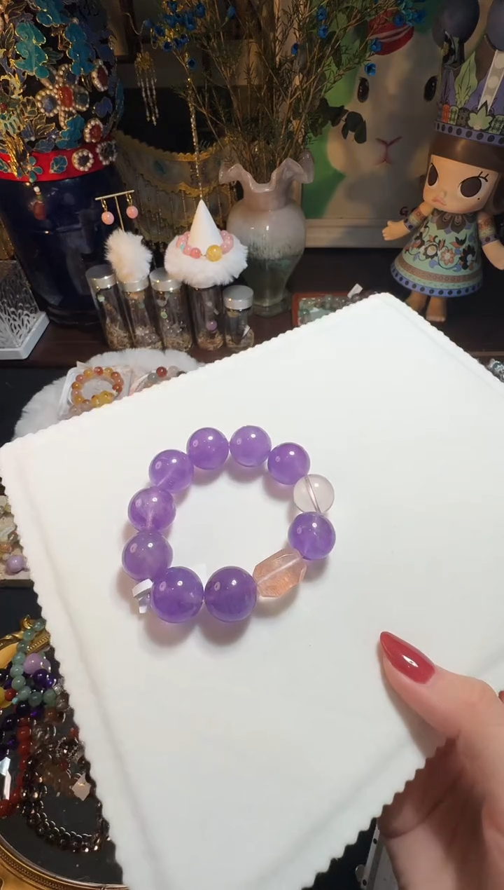 【闪购商品】紫晶手串未镶嵌紫水晶手串