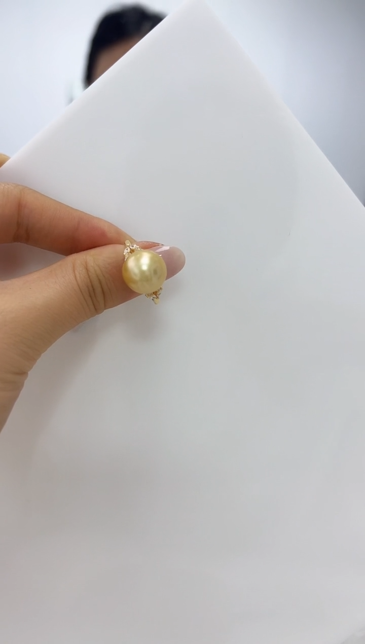 【闪购商品】海水珍珠DA银S925镶嵌戒指  J215