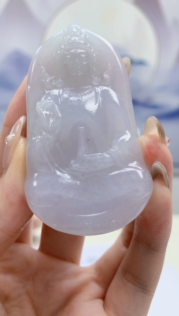 定制翡翠未镶嵌4852jw-毛货挂件赠珠链181