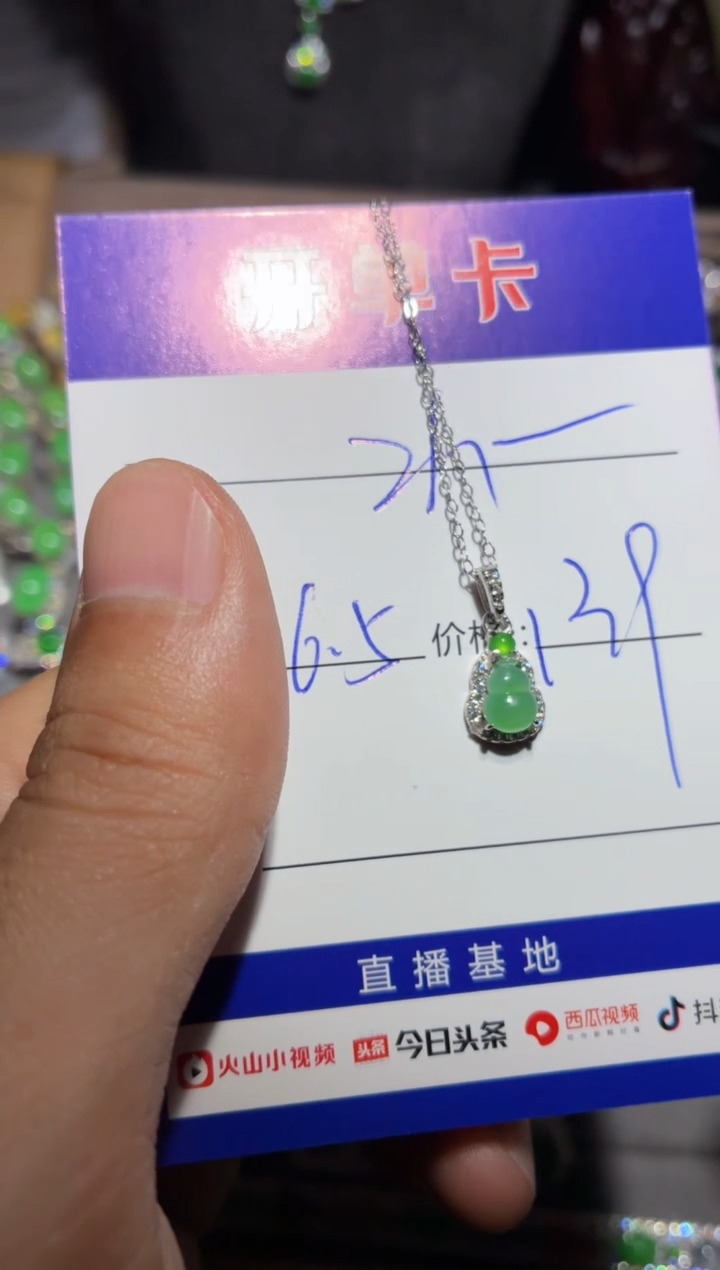 翡翠银S925镶嵌颈饰 zhangmx