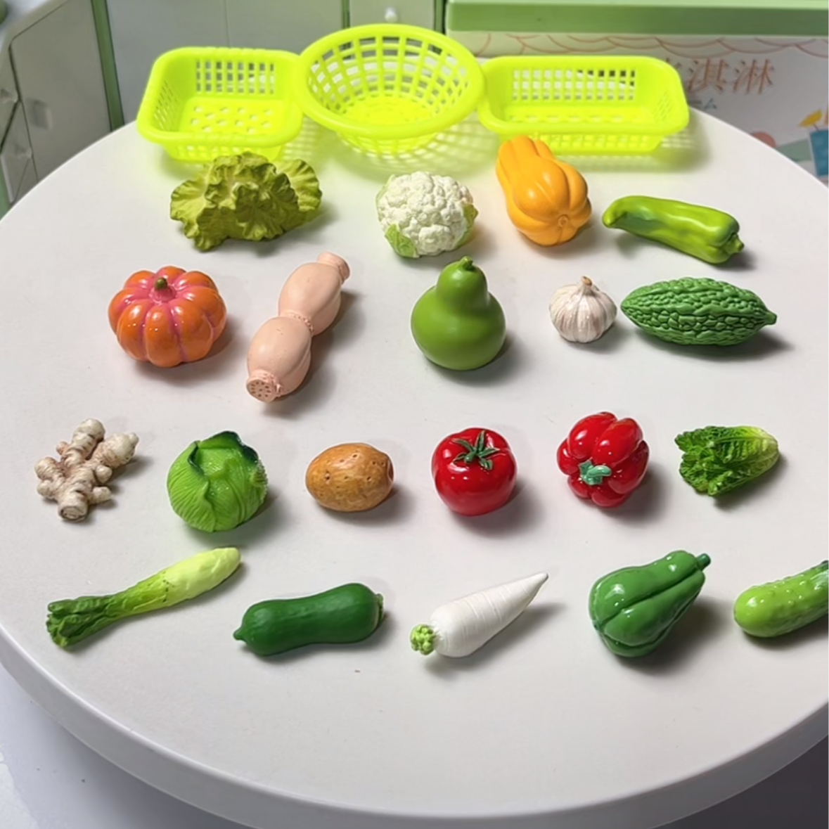 【蔬菜】微缩家居摆件一堆水果小蔬菜过家家可爱风