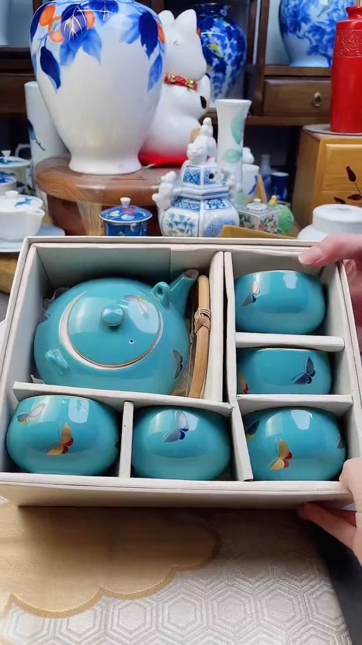 【闪购商品】盘香兰社茶具六件套