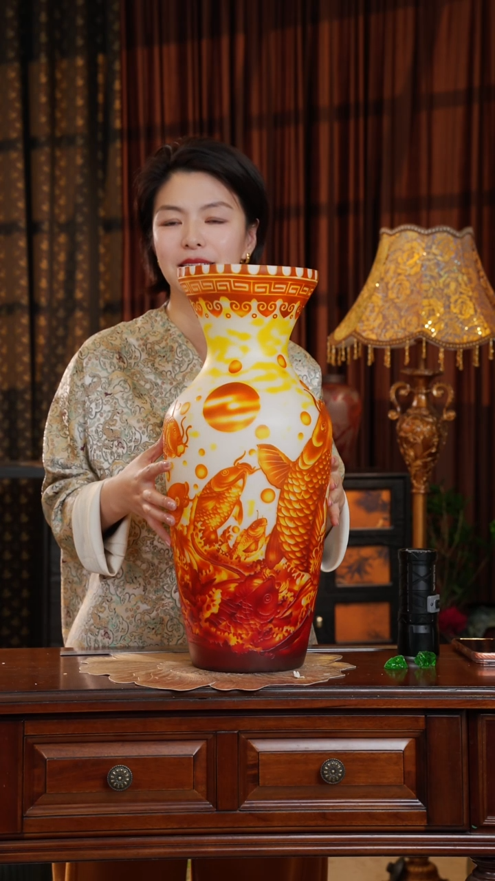 琉璃葛蕾--富贵九鱼