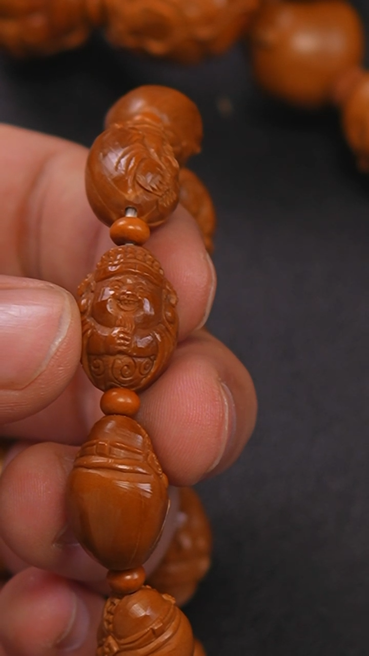 吊坠橄榄核财神财神13