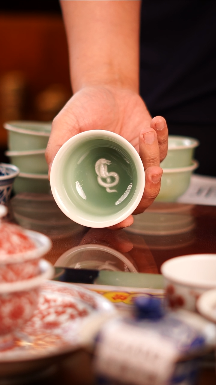 【闪购商品】手工雕刻生肖主人杯蛇7